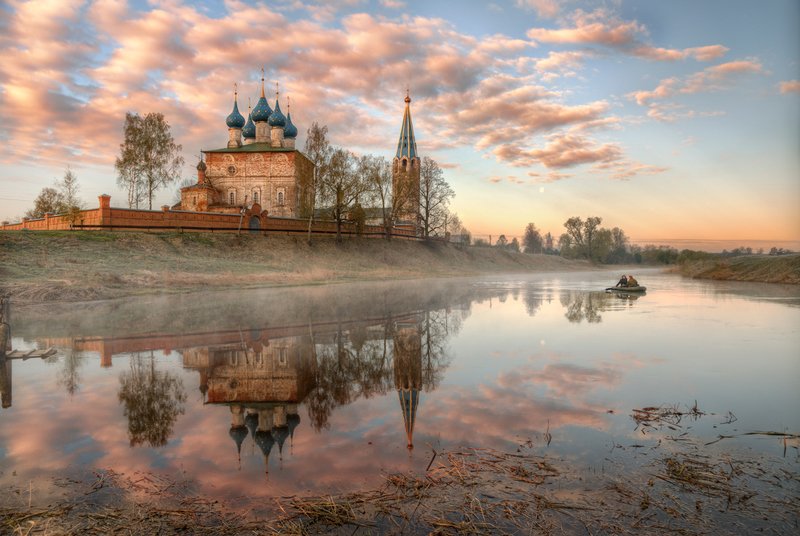 Утро в селе Дунилово. Ивановская областьphoto preview