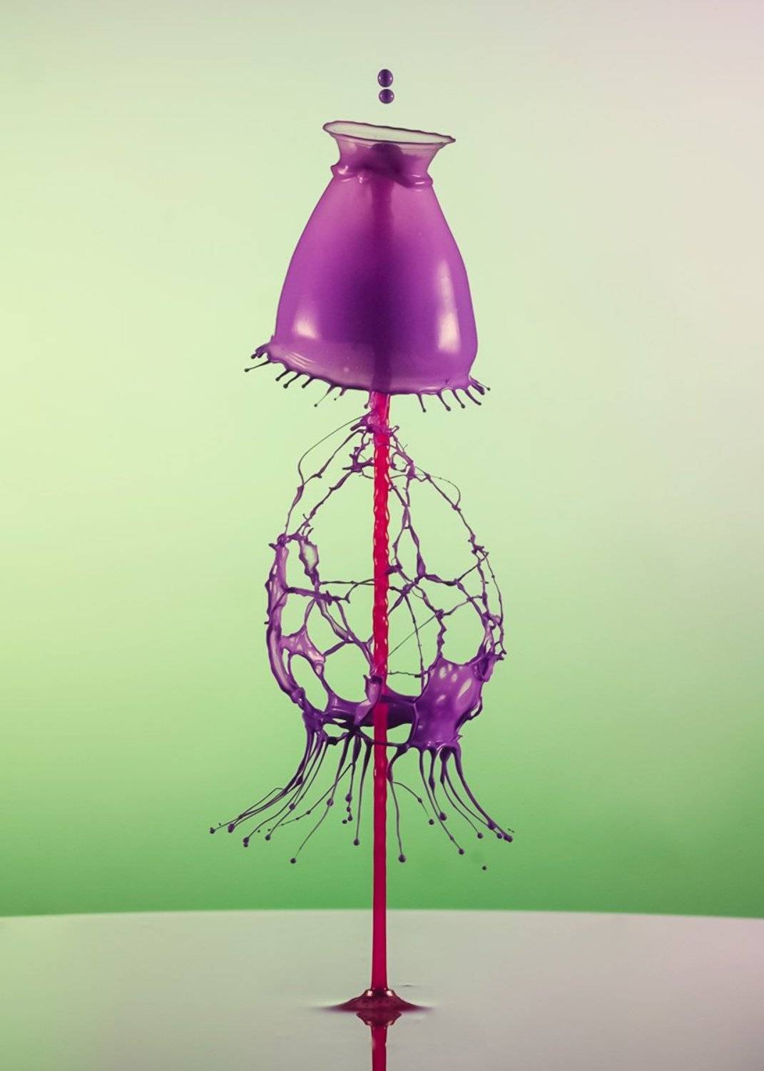 polimery drops. Автор: mustafa yagci abstract,liquid,art,splash,waterdrop,color,light,purple, mustafa yagci