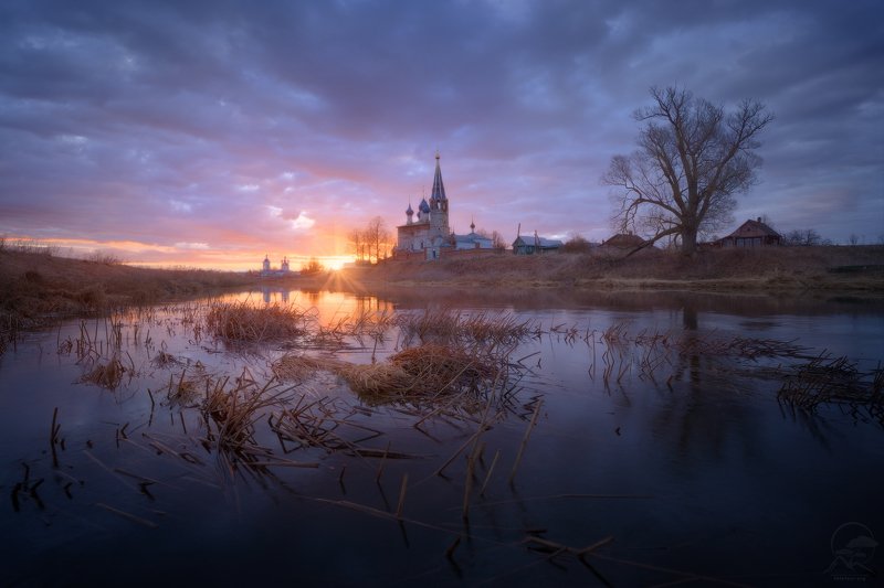 пейзаж, природа, река, теза, дунилово После разливаphoto preview