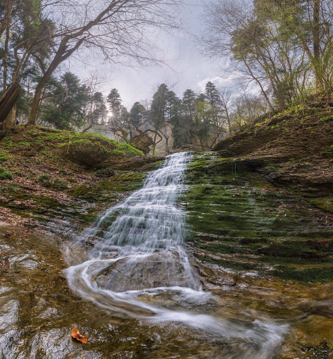 Шум весеннего ручья. Автор: Николай Мысливцев северный, кавказ, никитино, кировский, лаба,ручей, капустина, весна, Николай Мысливцев