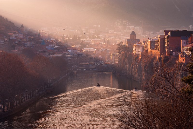 Sunset in Tbilisiphoto preview