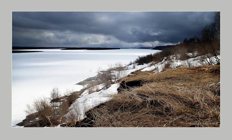 пейзаж ожидание ледохода.. 2020photo preview