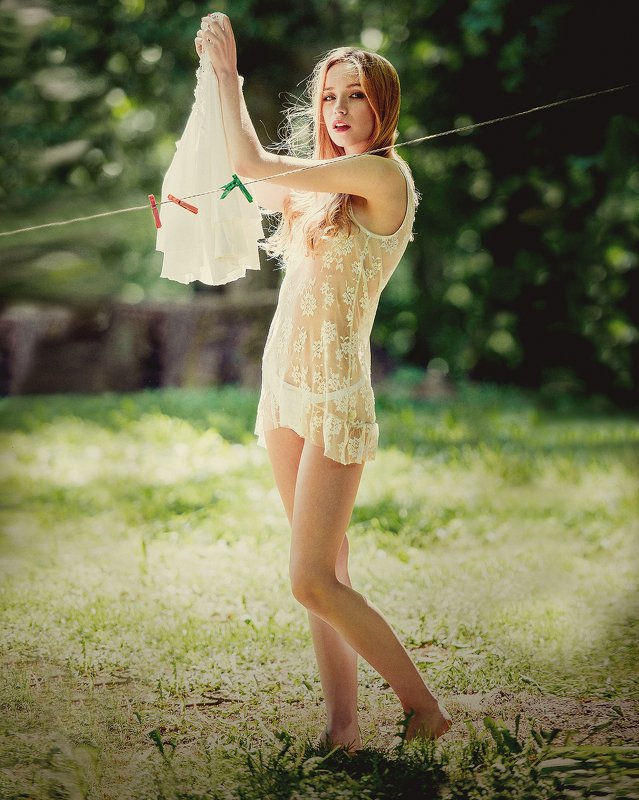 natural beauty girl act День стиркиphoto preview