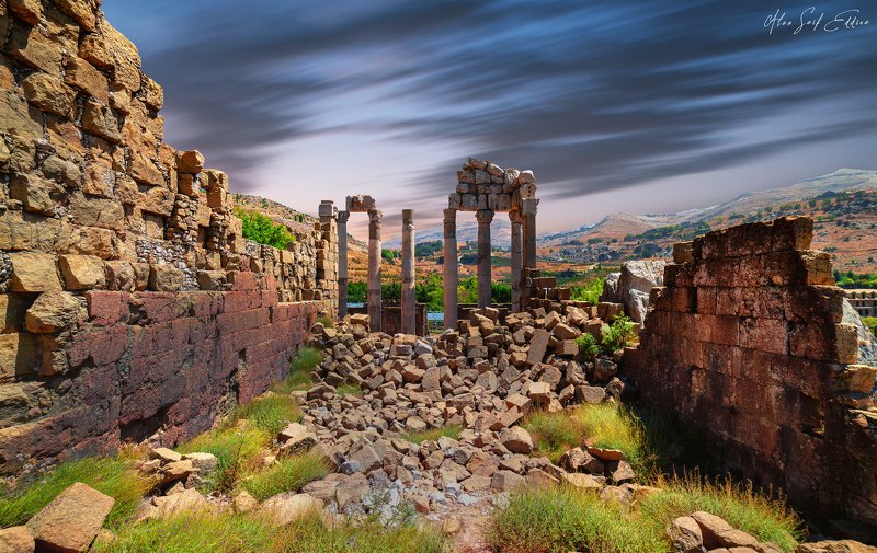 history monument ruins lebanon Lebanon in 44 ADphoto preview