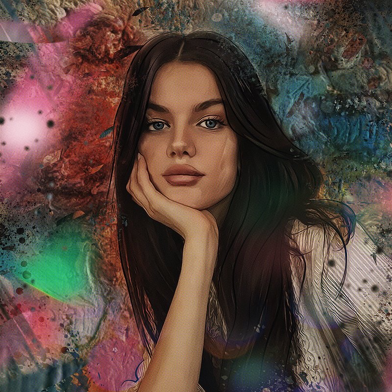 арт-портрет по фото из инстаграмаphoto preview