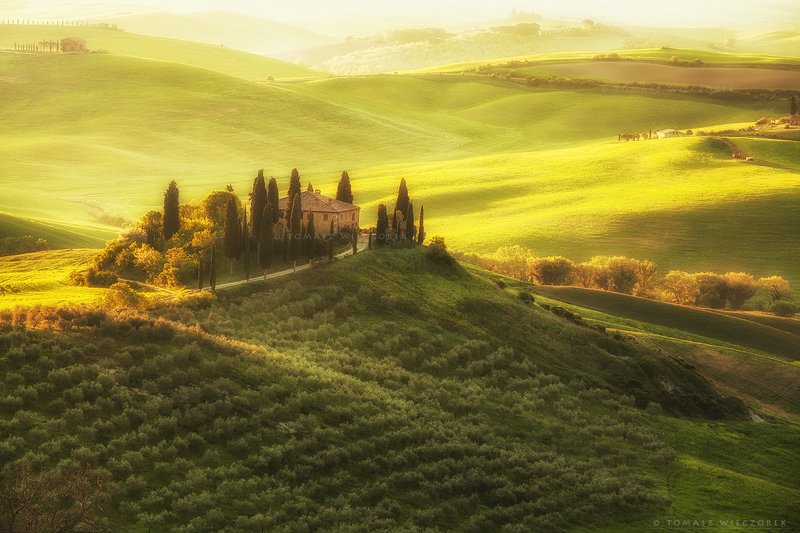 poland, polish, landscape, sunrise, sunset, colours, awesome, amazing, adventure, travel, beautiful, morning, light, tuscany, italia, italy, amore, belvedere Tuscan hillsphoto preview