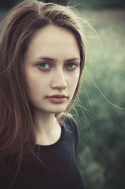 девушка, портрет, волосы Юляphoto preview