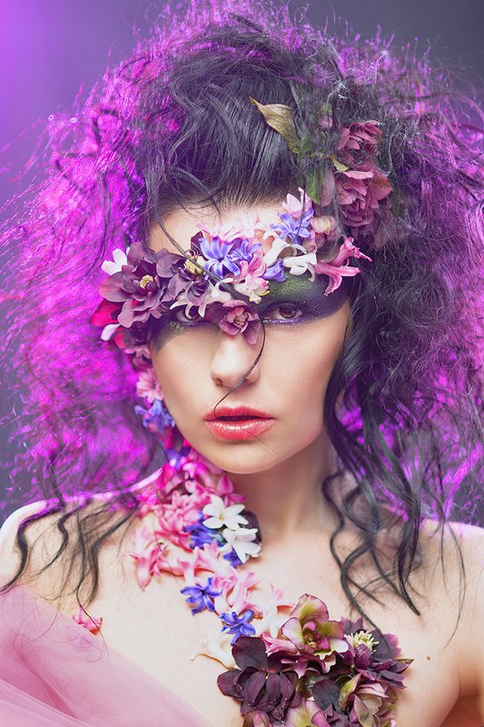 flowers, artbeauty, makeup ***photo preview