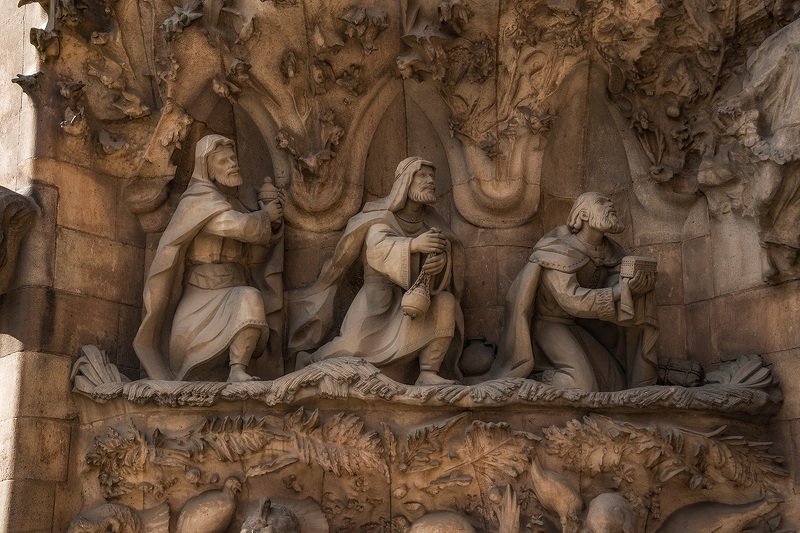 барселона, barcelona Рождество Христово III (фрагмент фасада)photo preview