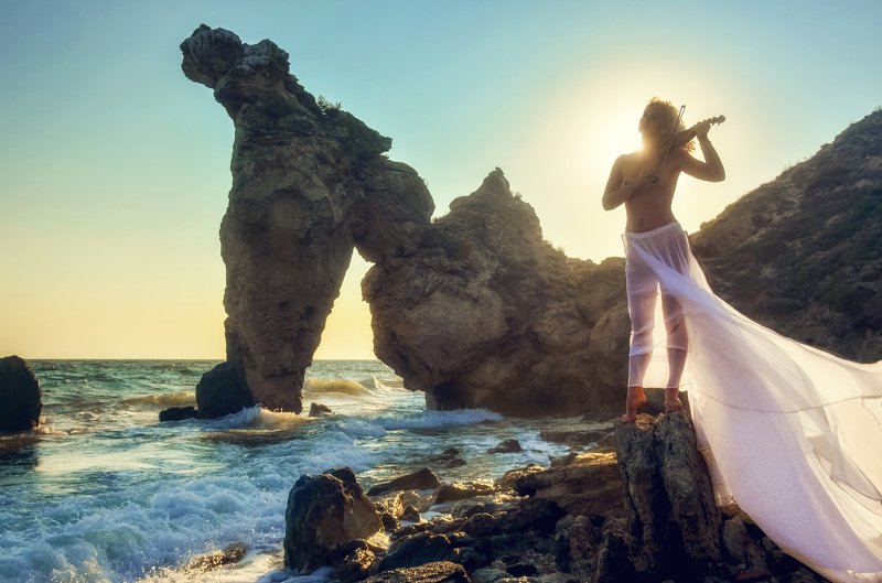 портрет, эротика, красота, модель, жанр, rekhov Утро в Крымуphoto preview