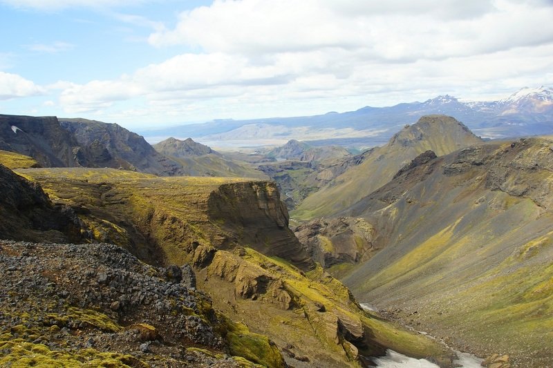 hiking, landscape, mountains, terrain, sky, nature, hill, trail, trekking, island, lava, field, route, volcano Summer hikephoto preview