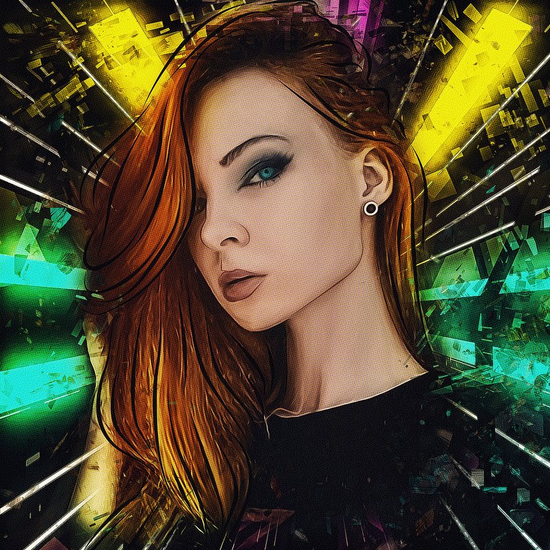 арт-портрет по фото из инстаграмаphoto preview