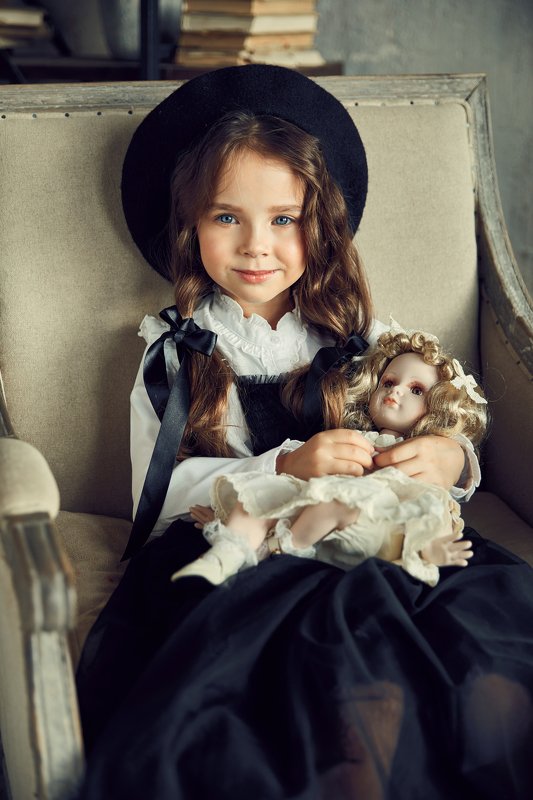 портрет дети детский портрет франция french винтаж vintage kids photo Алисаphoto preview