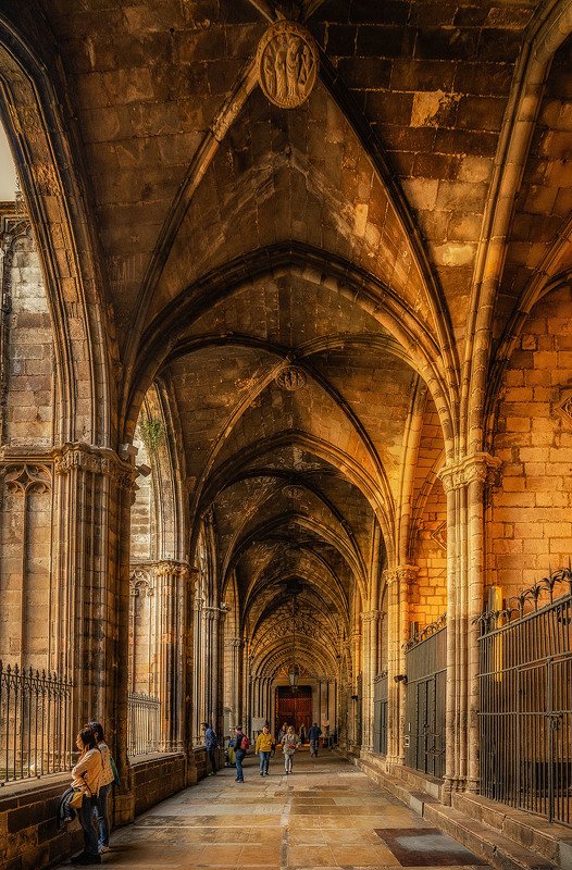 барселона, barcelona La Catedral de la Santa Cruz y Santa Eulaliaphoto preview