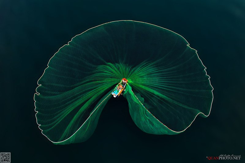 quanphoto, casting_net, sea, lagoon, flycam, vietnam Journey in Search of the Wayphoto preview