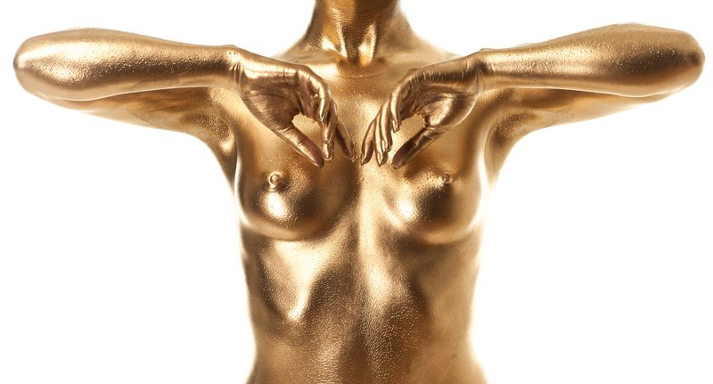 gold, statue, nude golden statuephoto preview