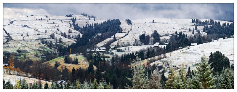 карпаты, горы, утро, снег ПЕРВОЕ УТРО ПЕРВОГО СНЕГА. ЧАСТЬ 2.photo preview