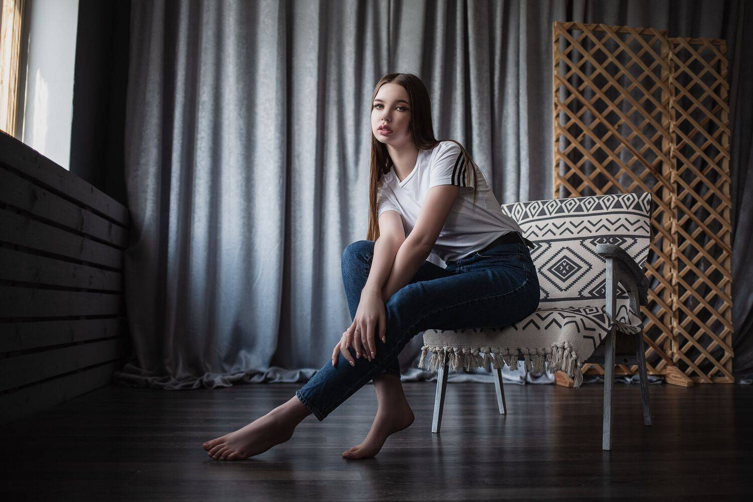 девушка, модель, портрет, фотосессия, студия, макияж, гламур, модельные тесты, beauty, perfect, pretty, model, modeling, young, Владимир Васильев