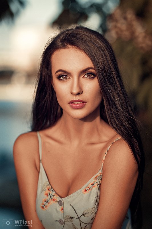 portrait women eyes brunette sexy women by wpixel (More Than Beauty)photo preview