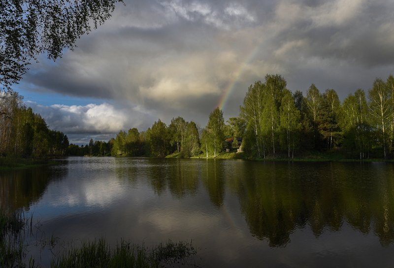 радуга, пейзаж, россия Радугаphoto preview