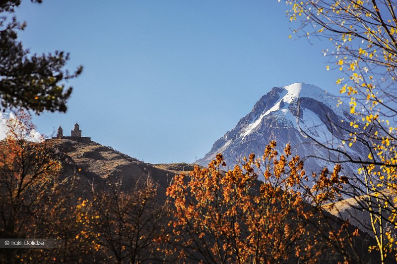 kazbegi, georgia, landscape, outdoor, autumn, mountains Missed Kazbegiphoto preview