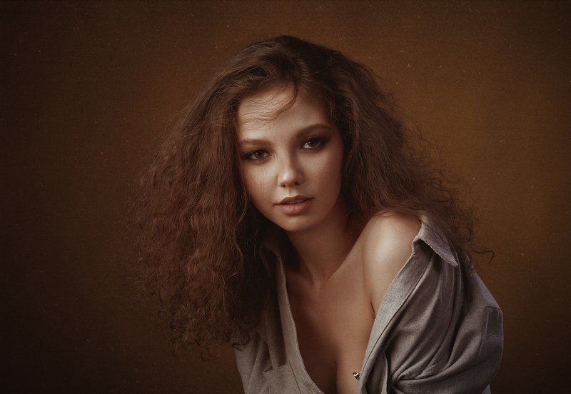 портрет, девушка, взгляд, Виолаphoto preview