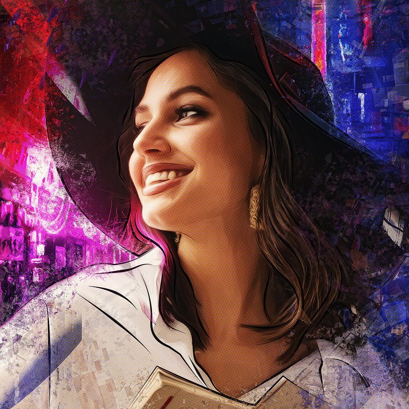 арт-портрет по фото из инстаграмаphoto preview