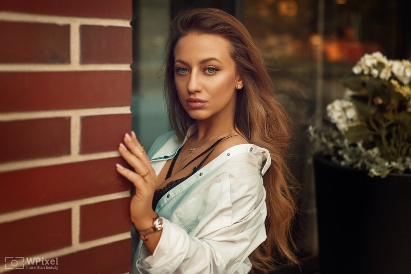 portrait women eyes blonde sexy women by wpixel (More Than Beauty)photo preview