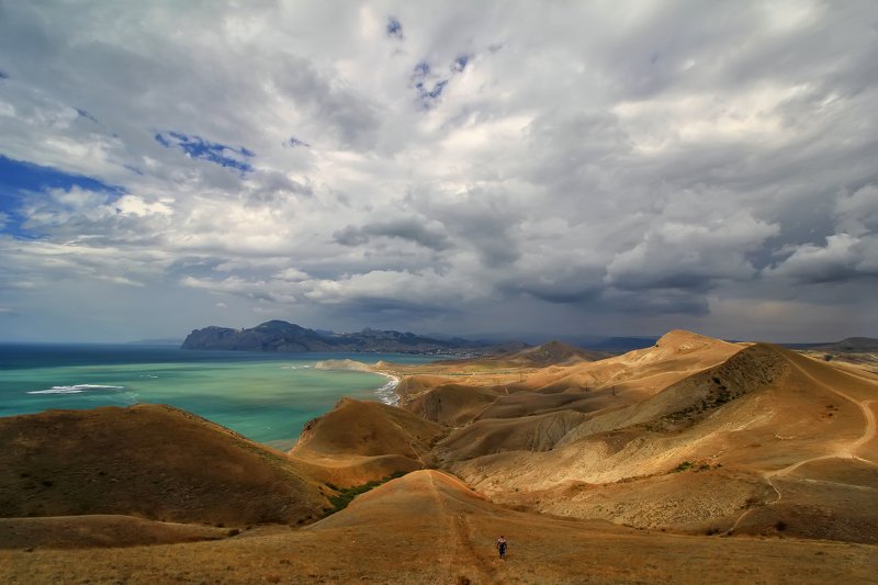 пейзаж, крым море, черное Киммерия... фото превью
