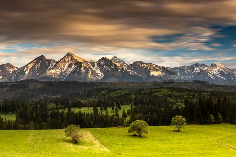 landscape, mountain, mountains, panorama Tatra Mountainsphoto preview