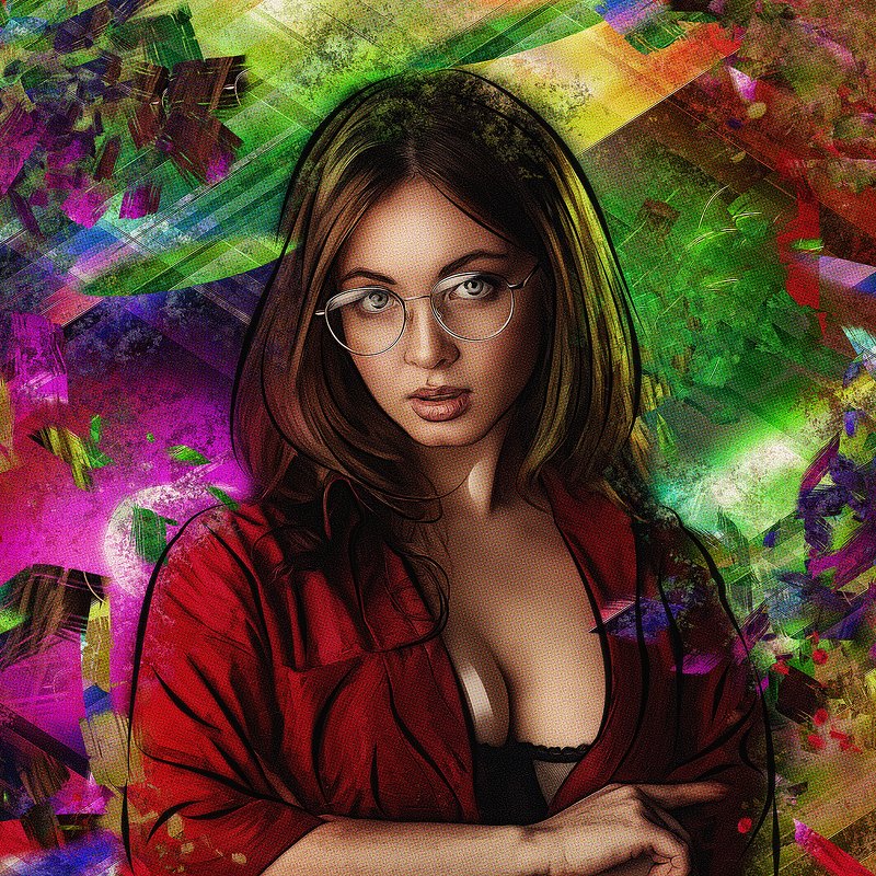 арт-портрет по фото из инстаграмаphoto preview