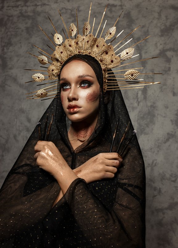 гламур, портрет, женский портрет, макияж Богиня макияжаphoto preview