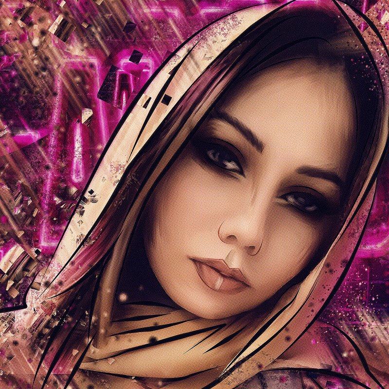 арт-портрет по фото из инстаграмаphoto preview