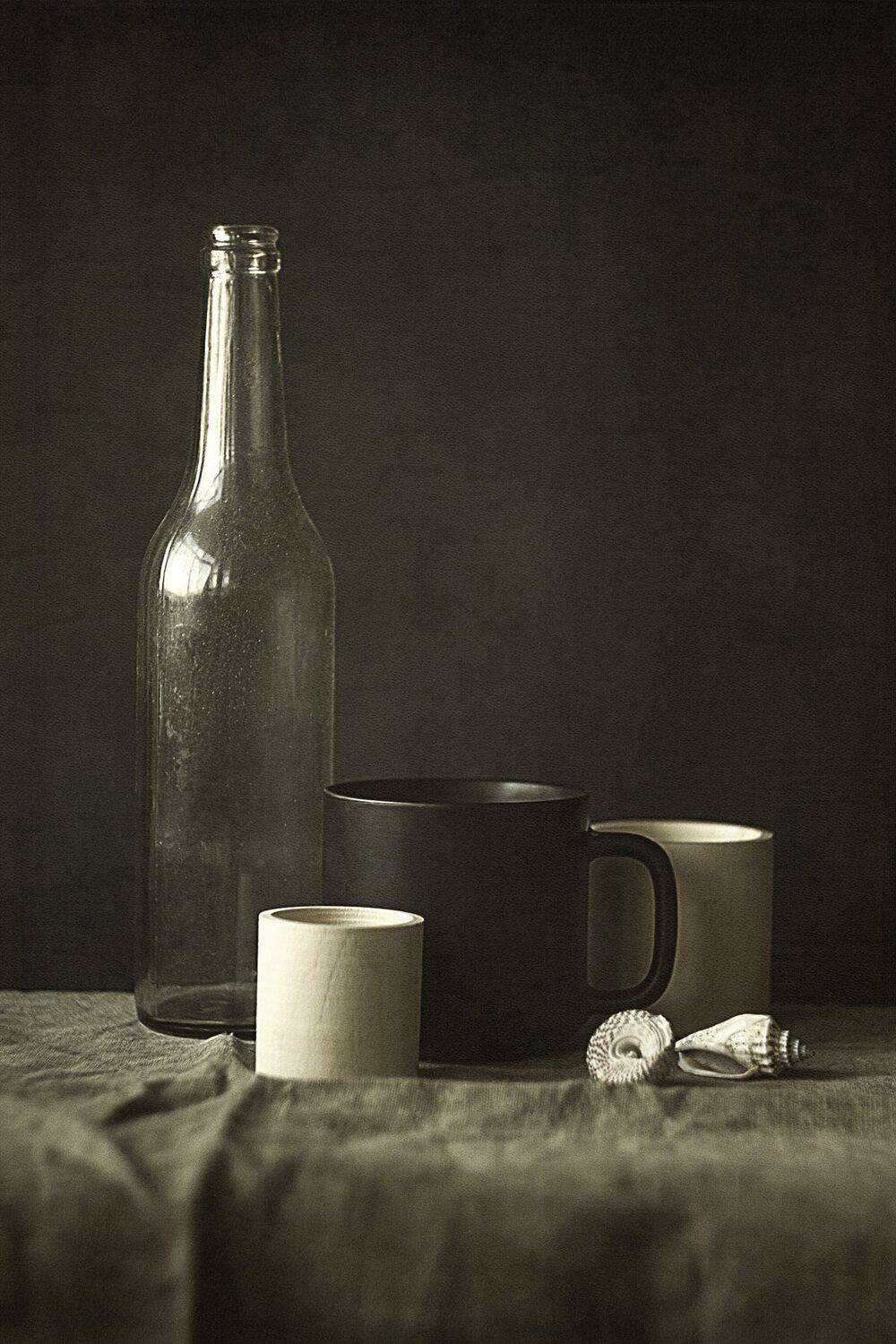 Автор: Ольга Алексейчик натюрморт, минимализм, стекло, бутылки, Ольга Алексейчик