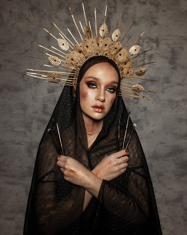 гламур, портрет, женский портрет, макияж Богиня макияжаphoto preview