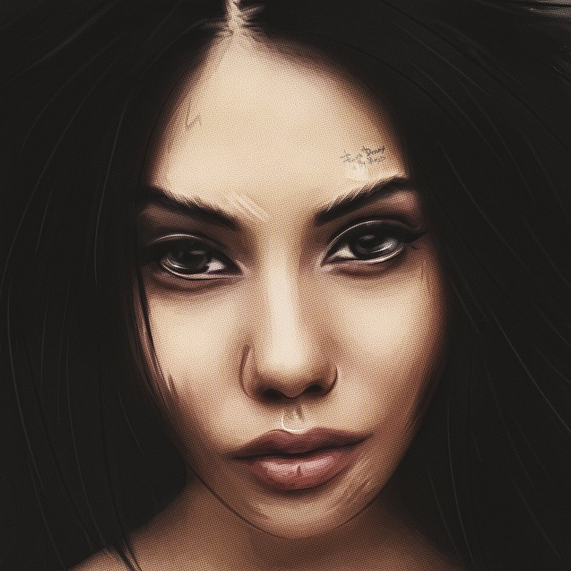 арт-портрет по фото из инстаграмаphoto preview