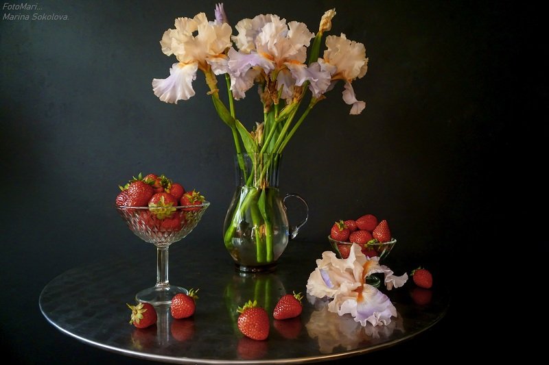 С ирисами.photo preview