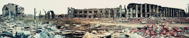 апокалипсис, разруха, руины мрачная панорамаphoto preview