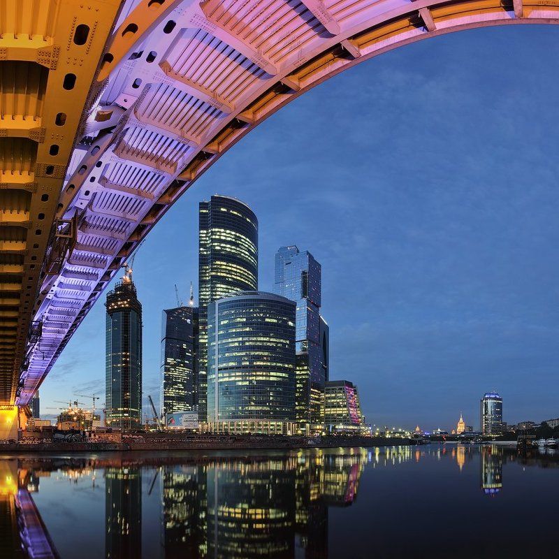 москва-сити, москва вечерний Cityphoto preview