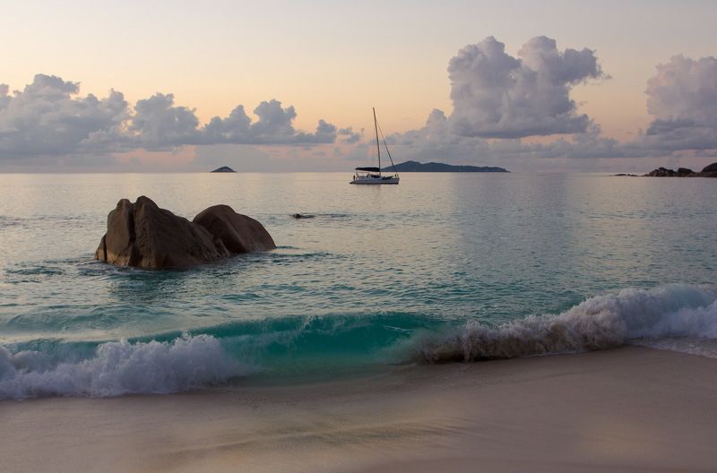 закат, сейшеллы, sunset, seychelles ***photo preview