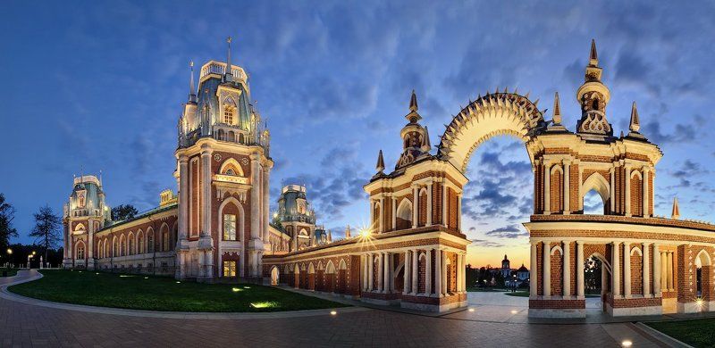 царицыно, москва, усадьба вечер в усадьбеphoto preview