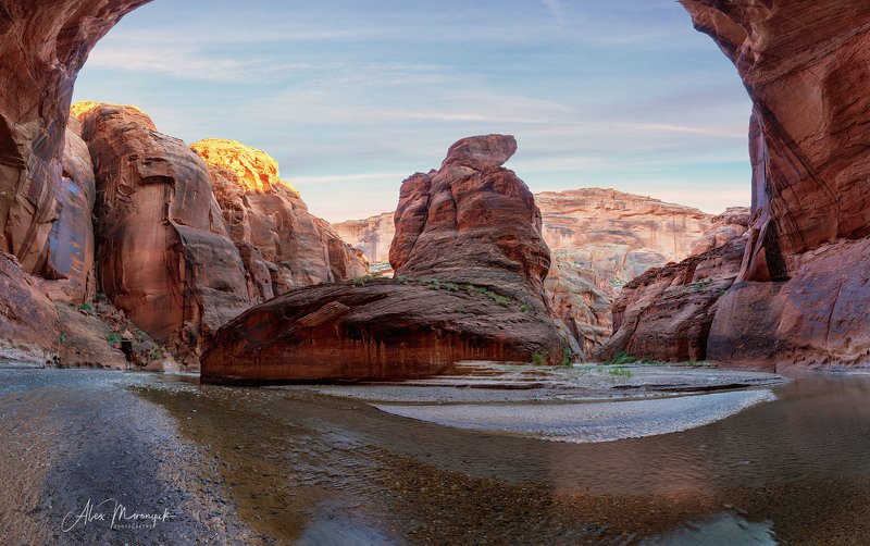 США, Аризона, Юта, каньон, щелевой, слот, пустыня, река, скала, отражение,  Изгиб аризонского каньонаphoto preview