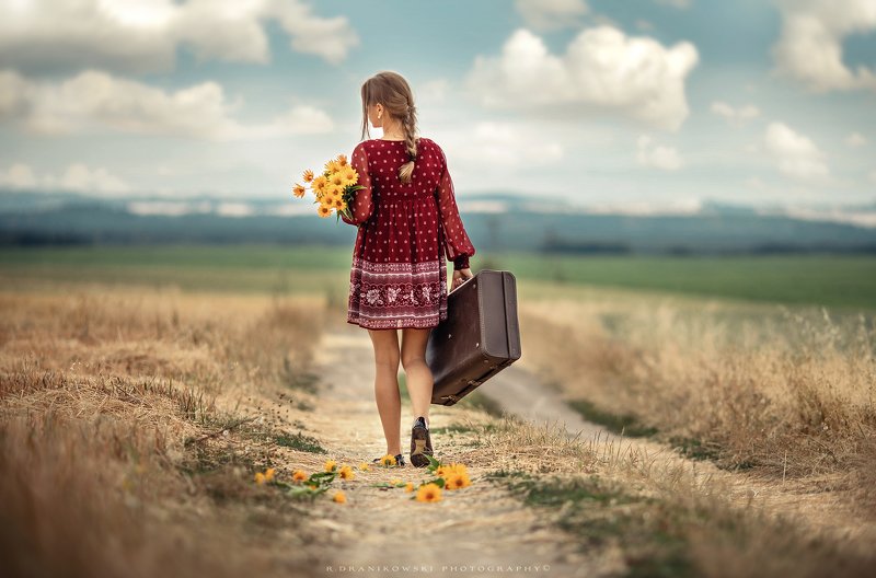 she said goodbye girl women path female dranikowski clouds traffic bag sky day alone one person she said goodbyephoto preview