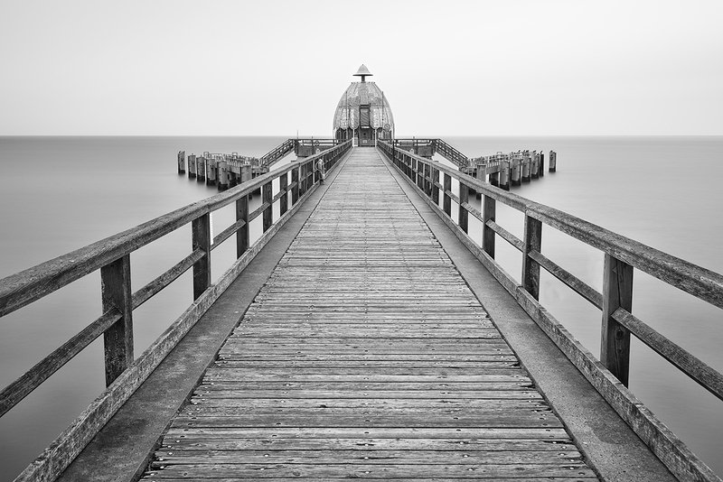 long exposure, sea, baltic sea, b&w, landscape, seascape Pierphoto preview