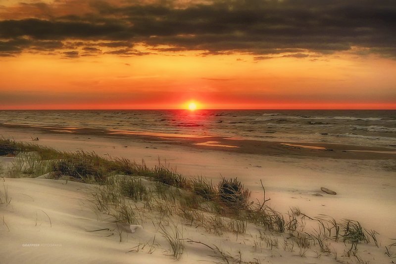 landscape, sea, balticsea, beach, sunset, rpowroznik the point...photo preview