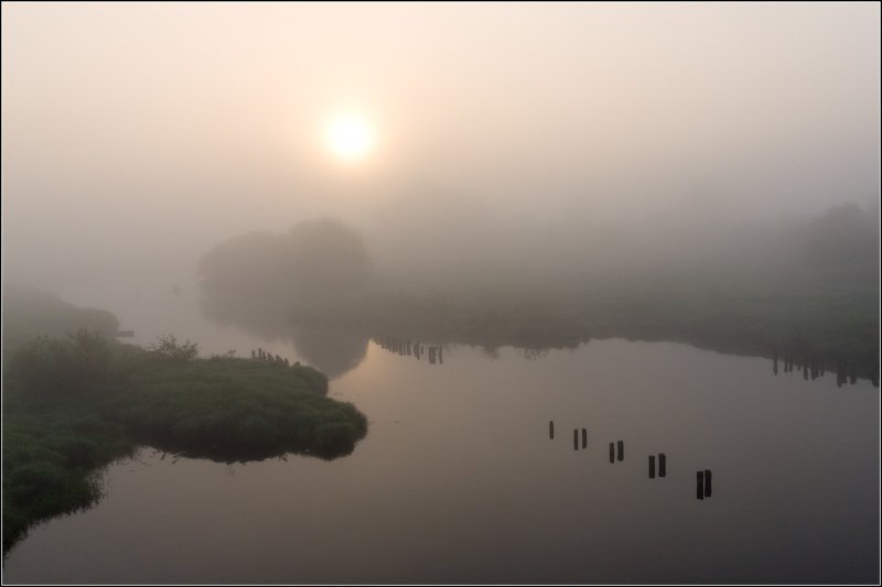 россия, ивановская обл, дунилово В плотном туманеphoto preview