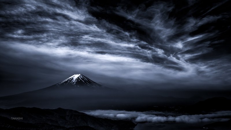 Fuji,Japan,mountain,clouds,spring,snow,lake Bewitching Springphoto preview