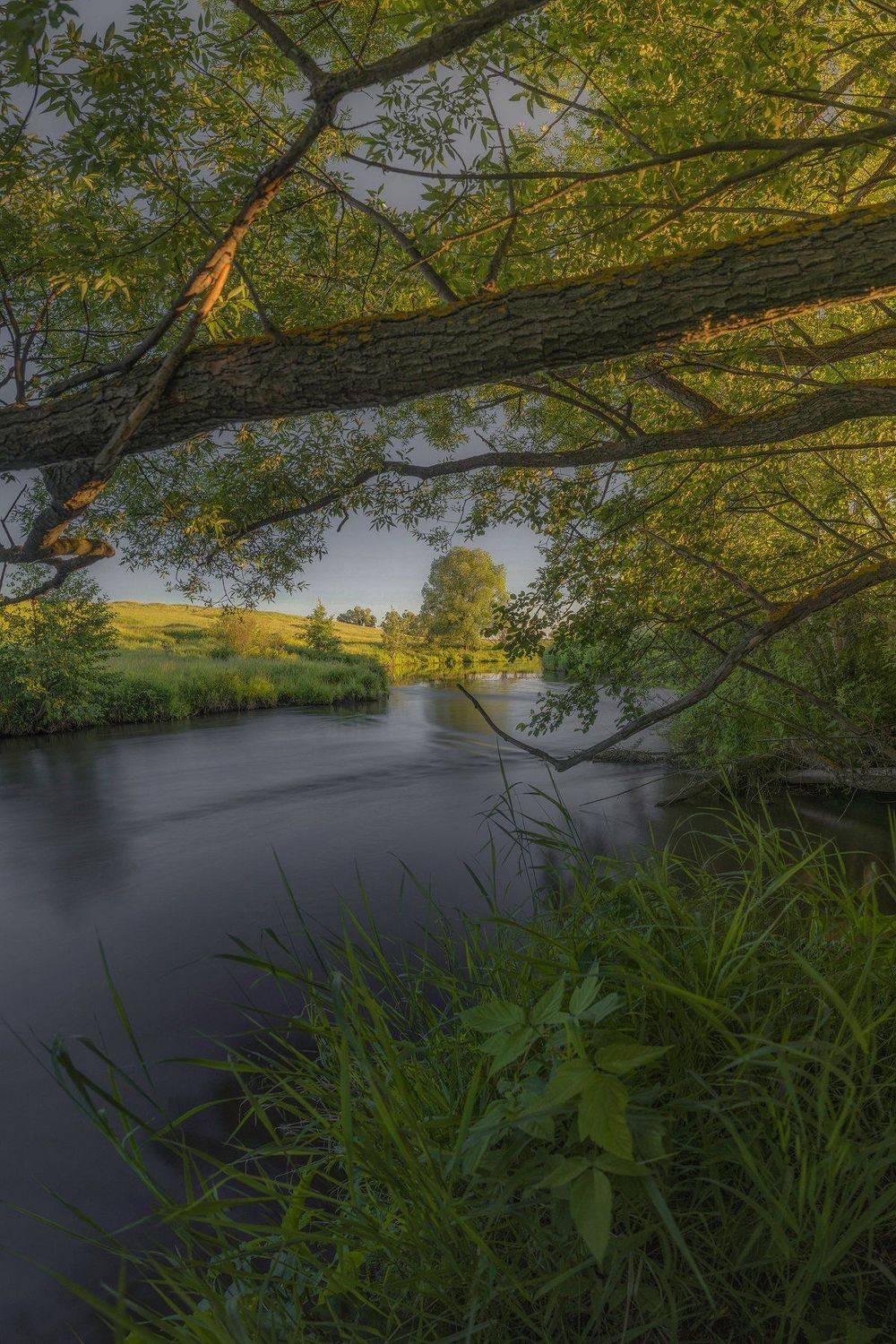 Вечер у реки. Автор: Рустам Афлятунов природа, пейзаж, россия, путешествия, Рустам Афлятунов