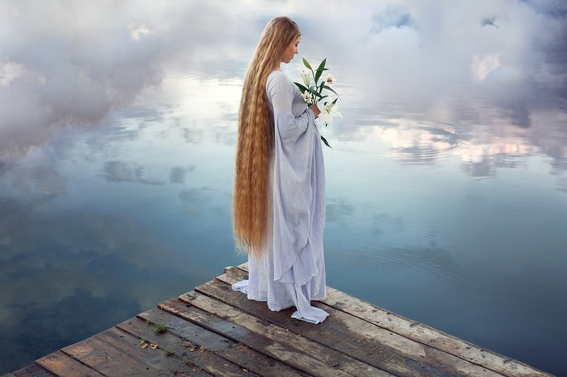 девушка, природа, эльф ***photo preview