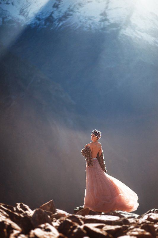 портрет, девушка, горы, кавказ, небо, фотосессия Nataliphoto preview